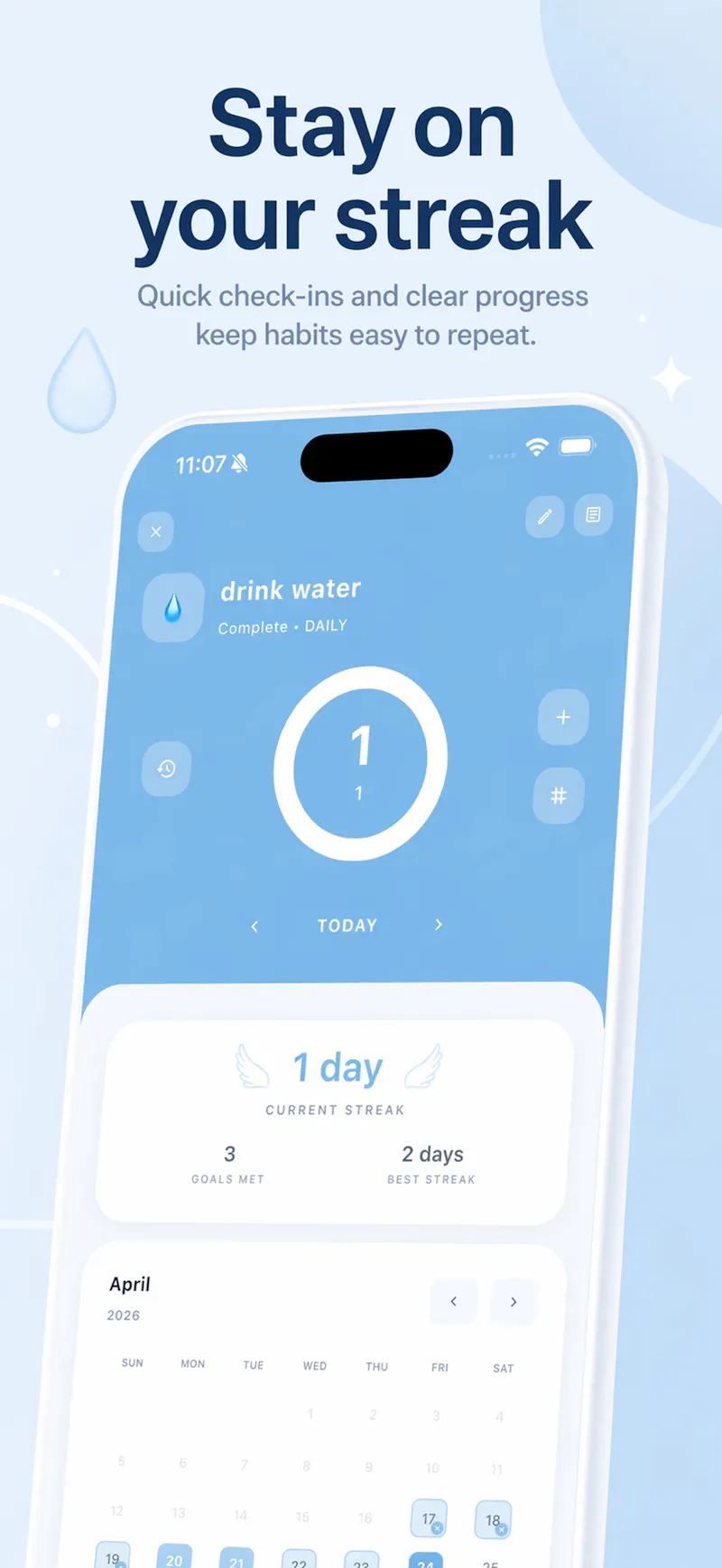 DropDrop: Habit Tracker & Todo screenshot 2