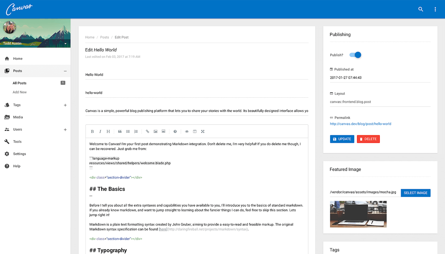 Canvas gallery image