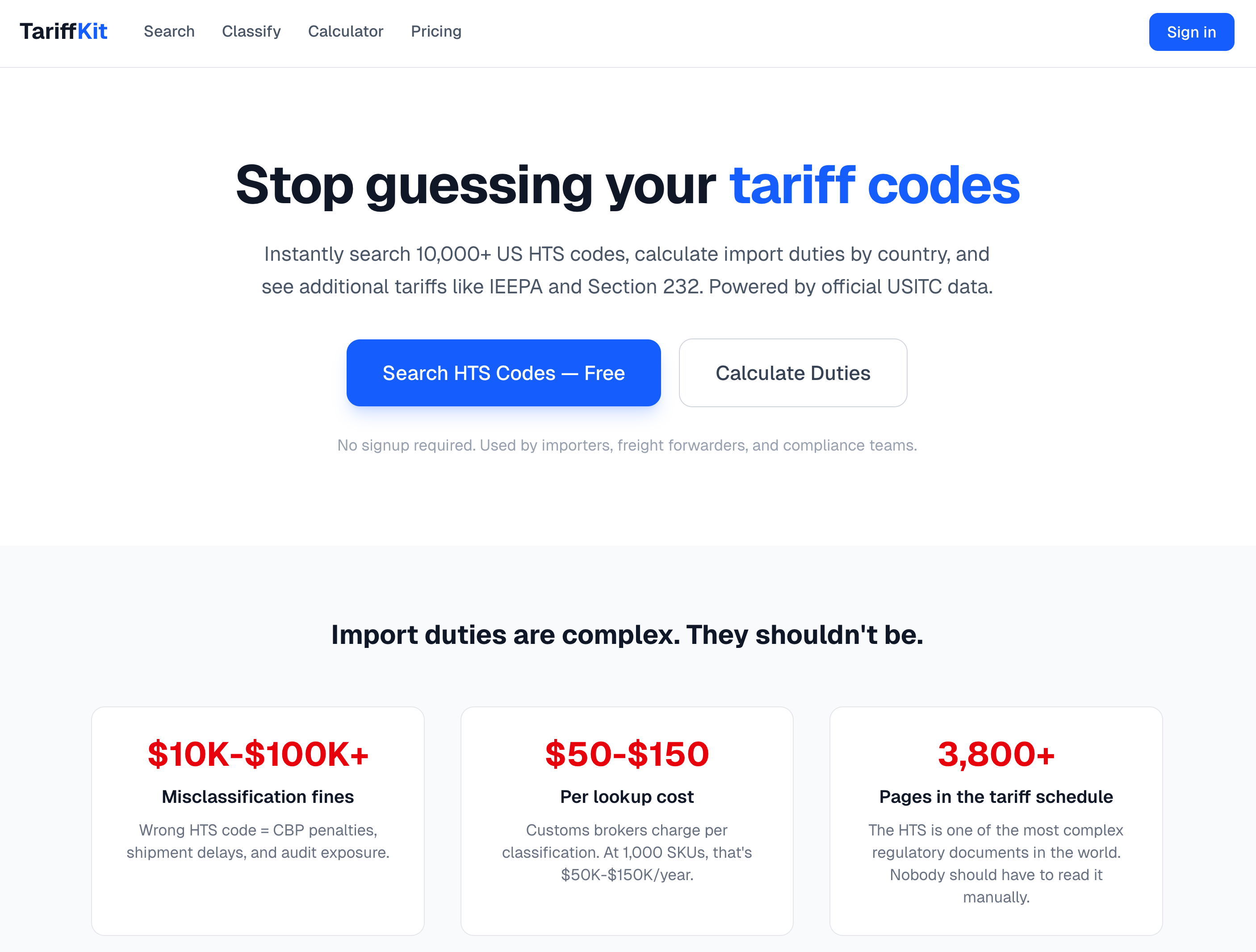 TariffKit gallery image