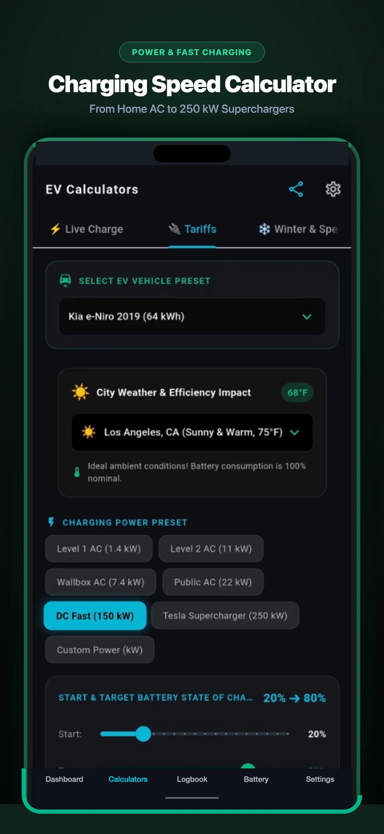 EV Savings: Charging Log gallery image