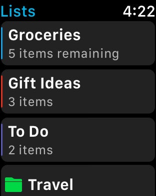 Anylist for Apple Watch gallery image
