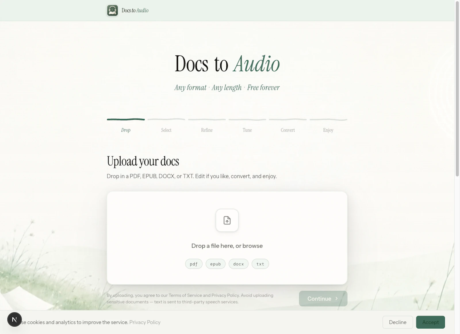 DocsToAudio screenshot 3