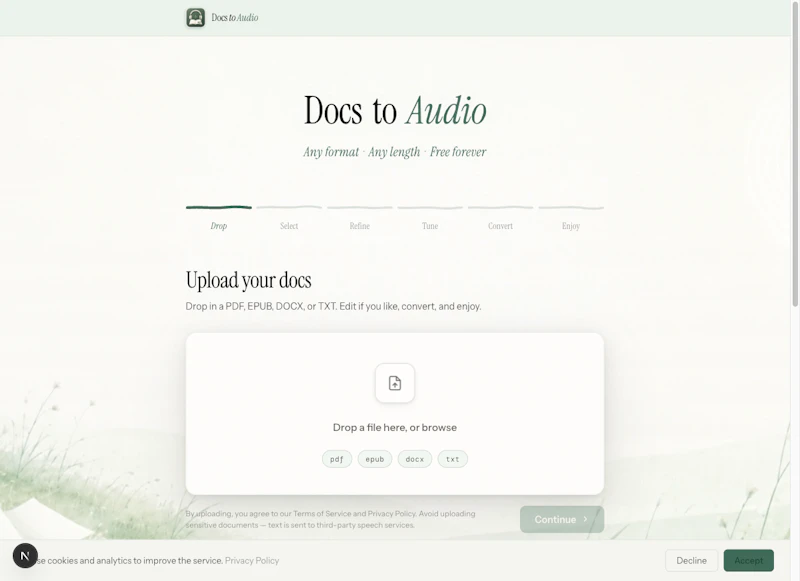 DocsToAudio screenshot 3