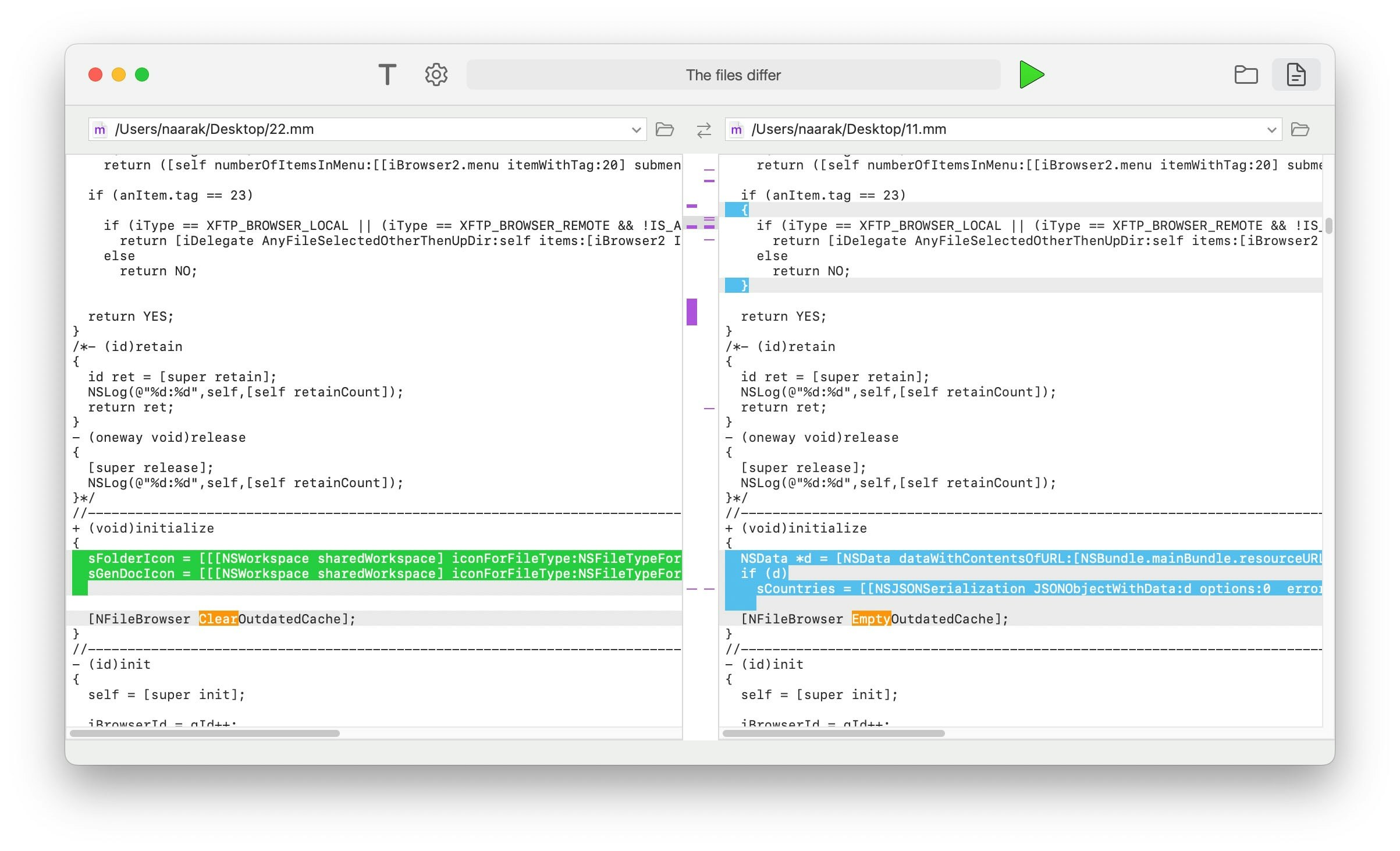 Media Direqual - Bandingkan folder Mac dengan Direqual 4