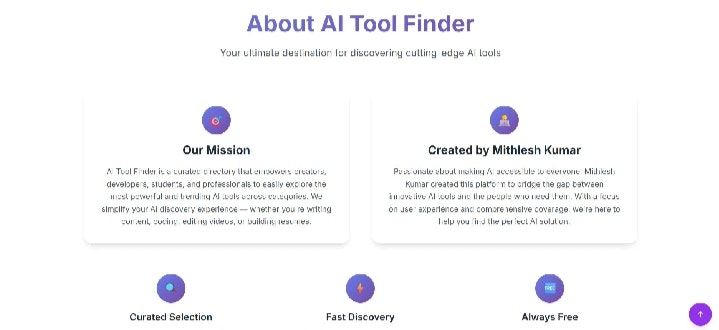 KI -Werkzeugfinder - Der schnellste Weg, um nützliche KI -Tools an einem Ort zu finden. Medien 3