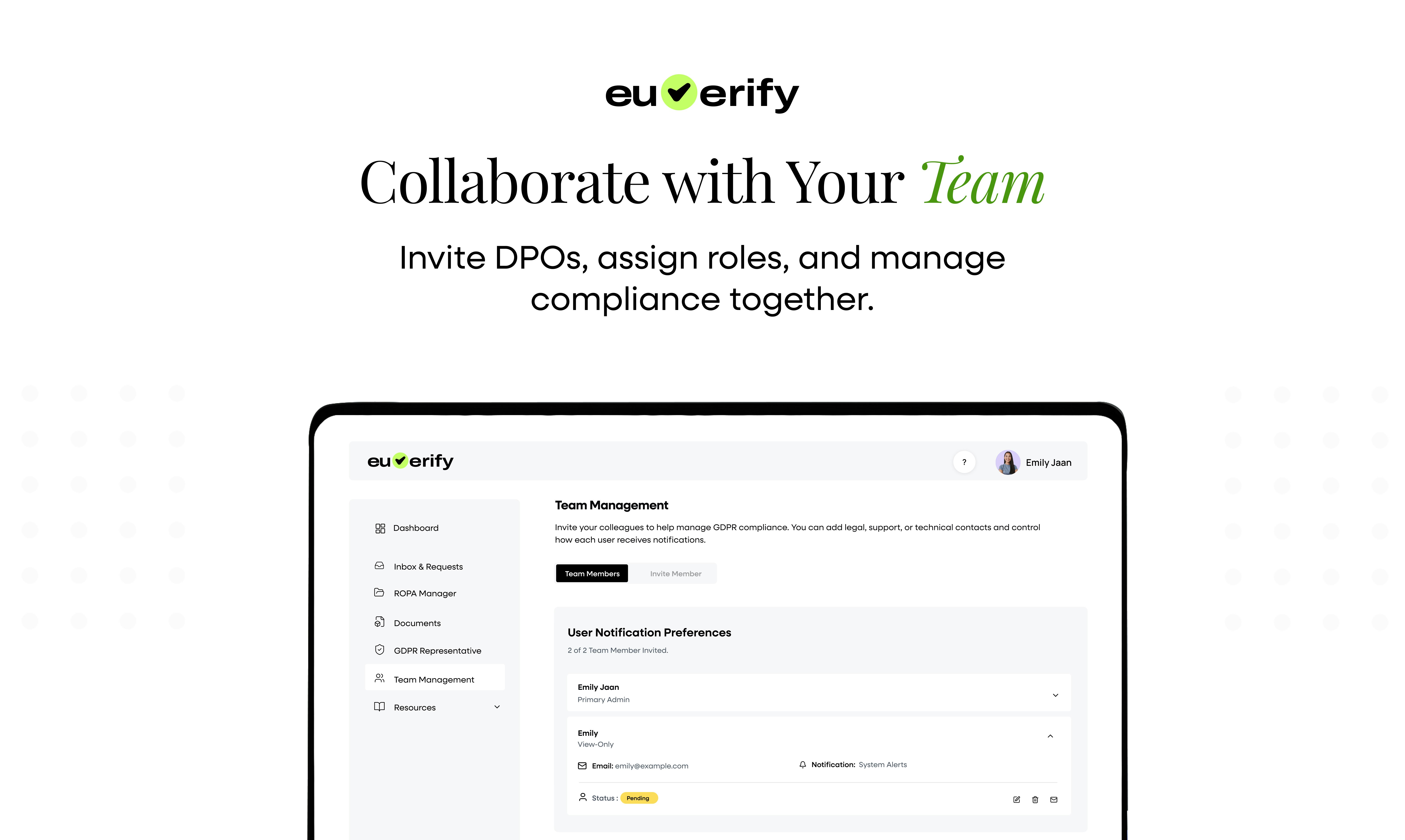 Euverify GDPR Representative(Article 27) - Screenshot 3 preview