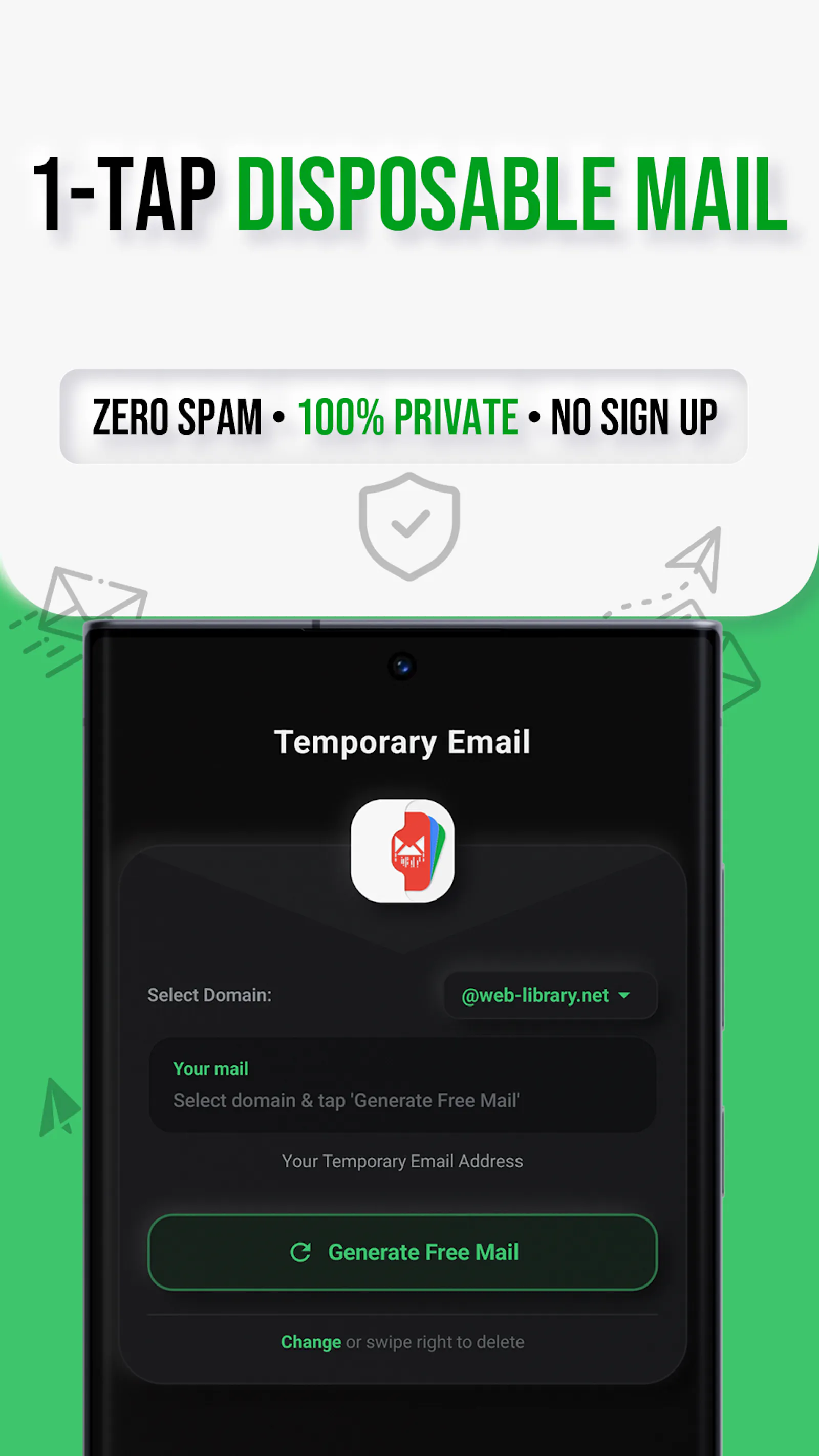 Temp Mail - Burner Email Inbox screenshot 2