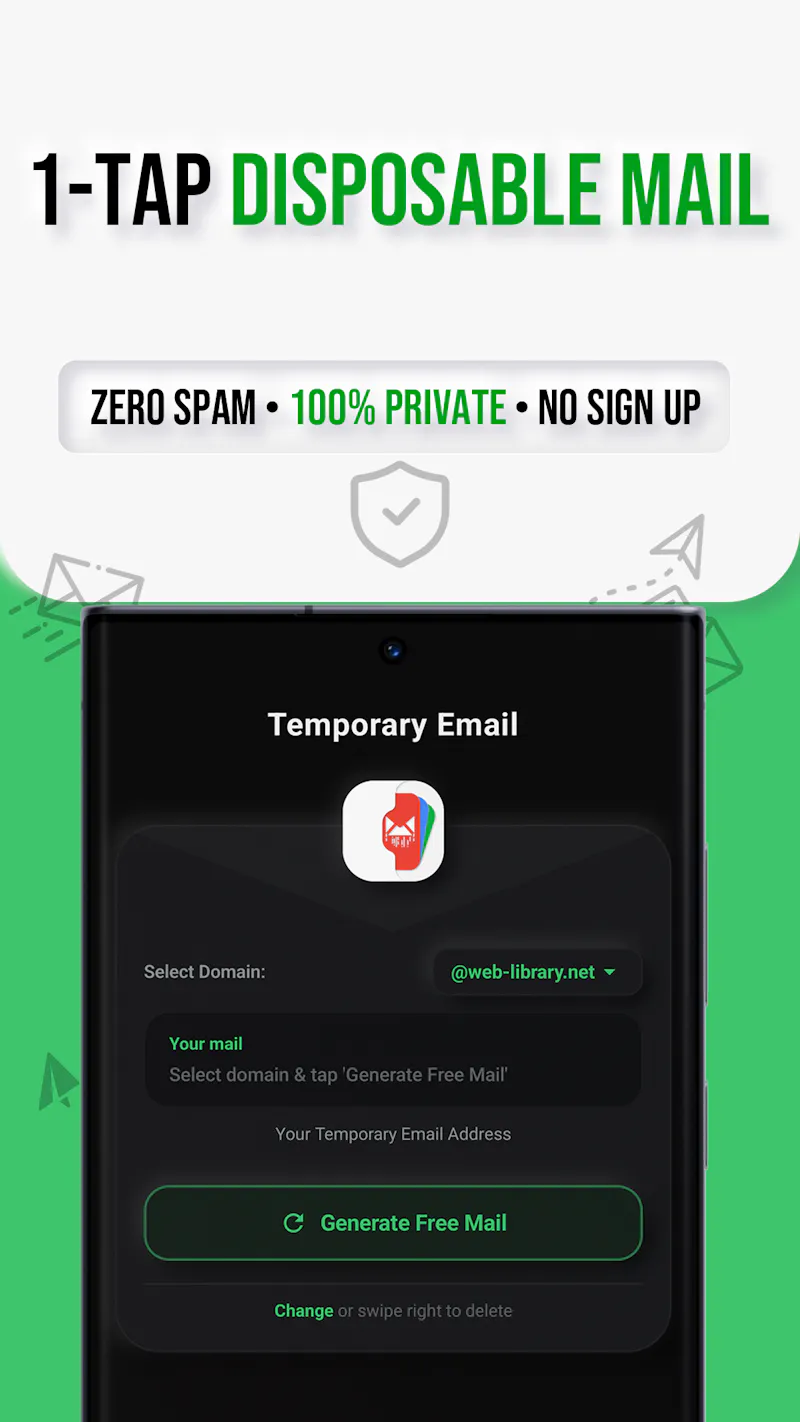 Temp Mail - Burner Email Inbox screenshot 2
