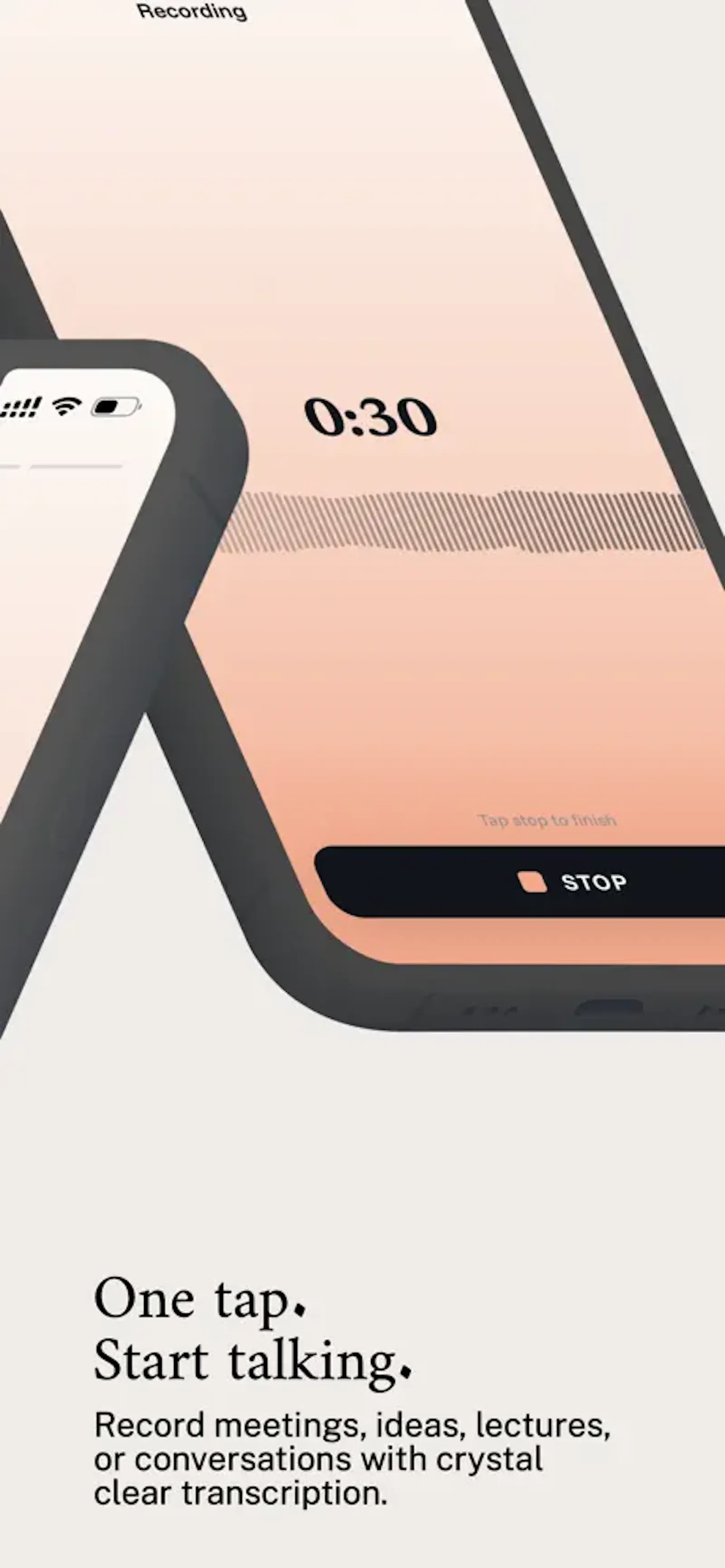 Transcribe AI Voice Notes App screenshot 2