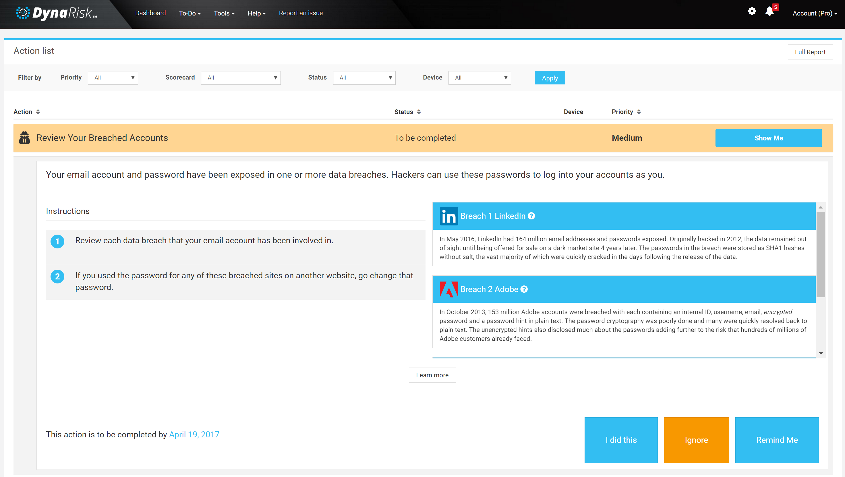 DynaRisk gallery image
