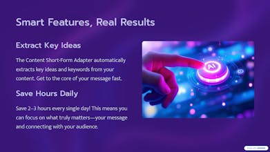Content Short-Form Adapter AI Extension gallery image
