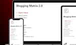 Blogger's Matrix - Complete image