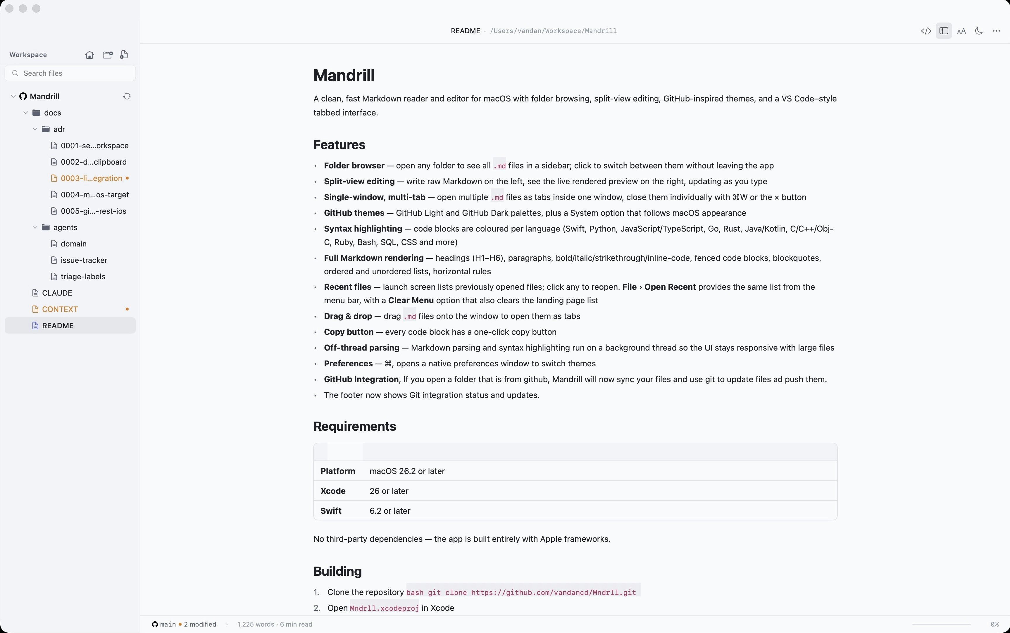Mandrill  - Markdown Editor gallery image