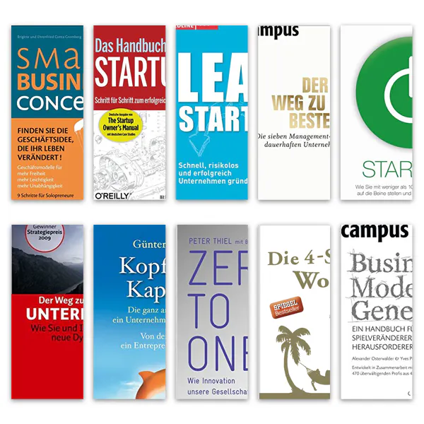 Top 10 Entrepreneurship Books on Amazon (German)