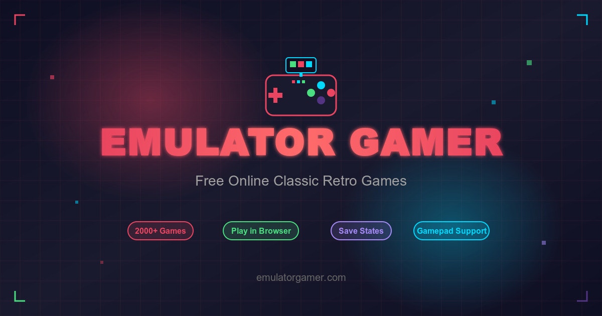 Emulator Gamer - Main product screenshot demonstrating key features and user interface