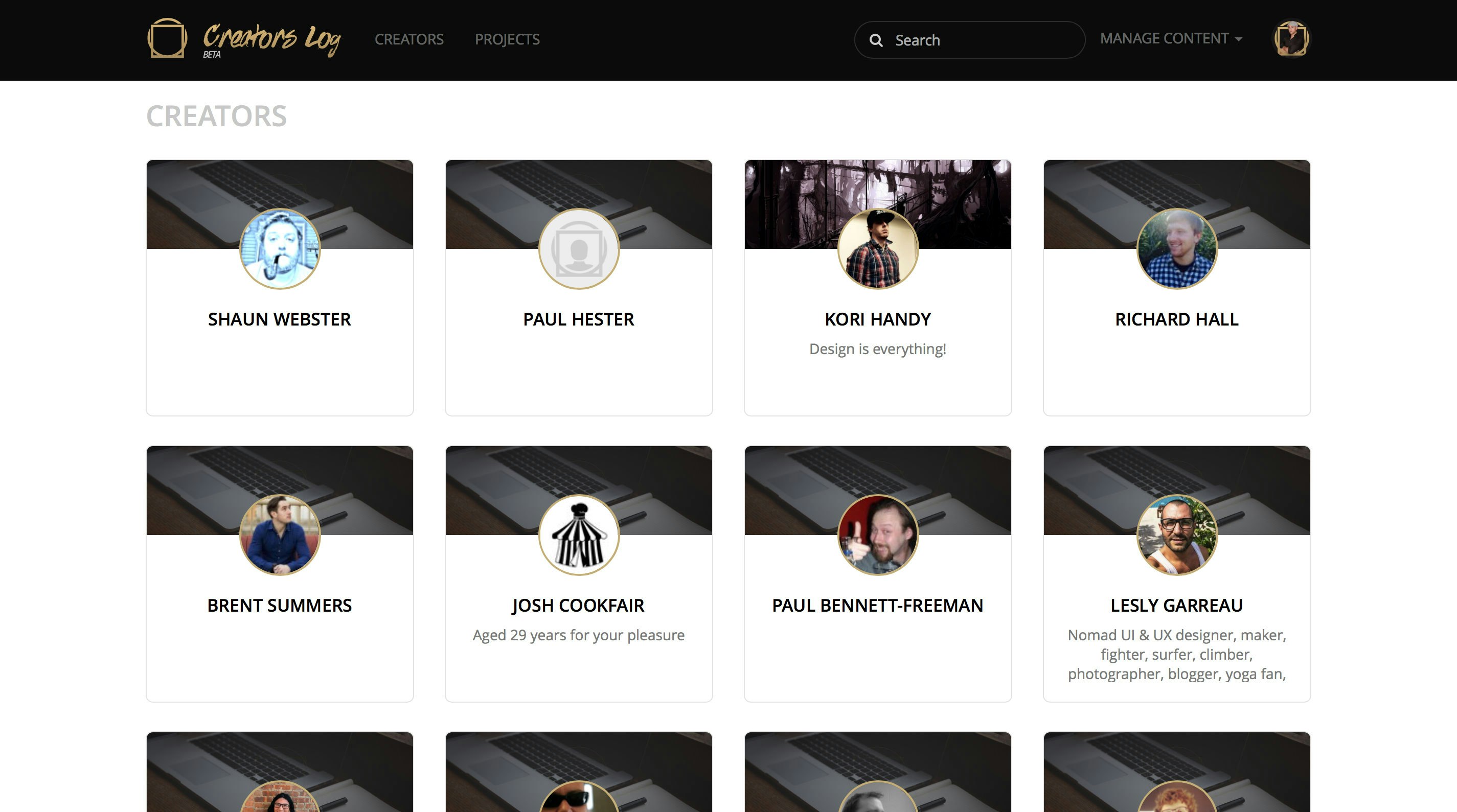 Creators Log gallery image