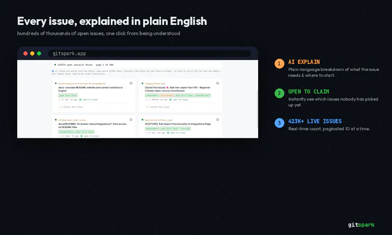 gitspark screenshot 4