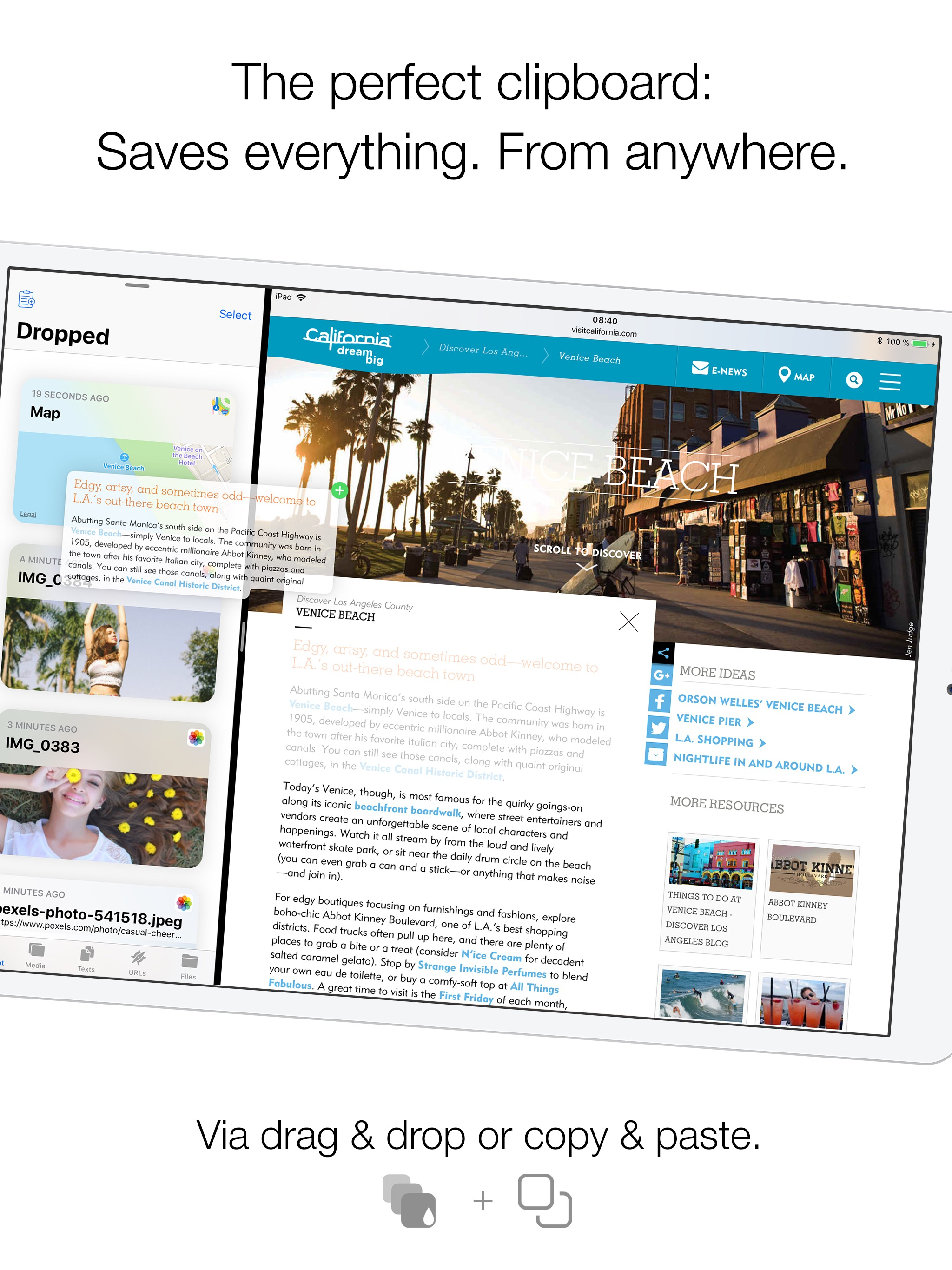 Drag & Drop Clipboard for iOS 11 gallery image