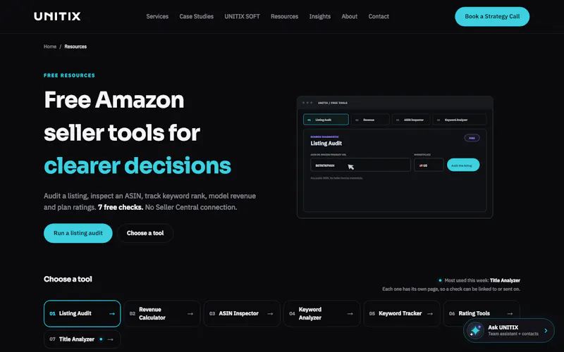 UNITIX Amazon Seller Tools screenshot 1