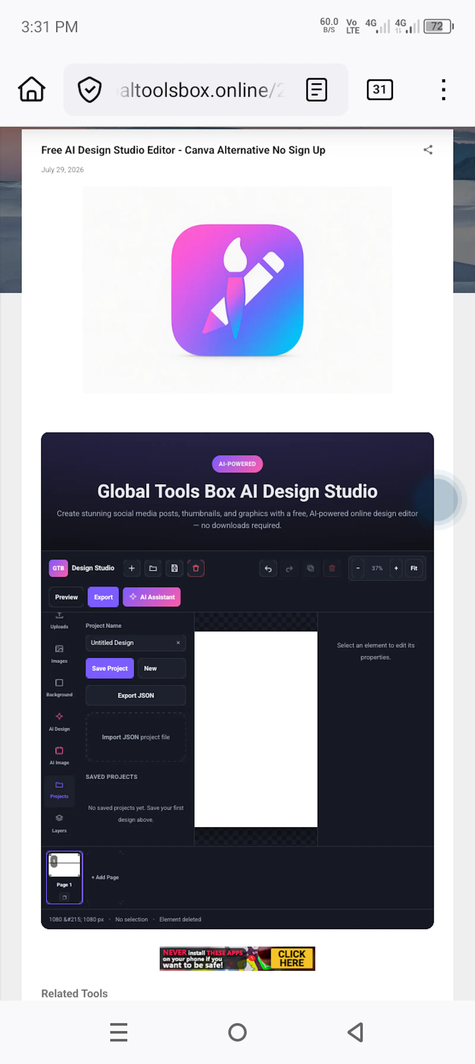 Canva Alternative AI Design Studio screenshot 7