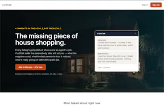 CurbTalk - Comments on Zillow and Redfin gallery image
