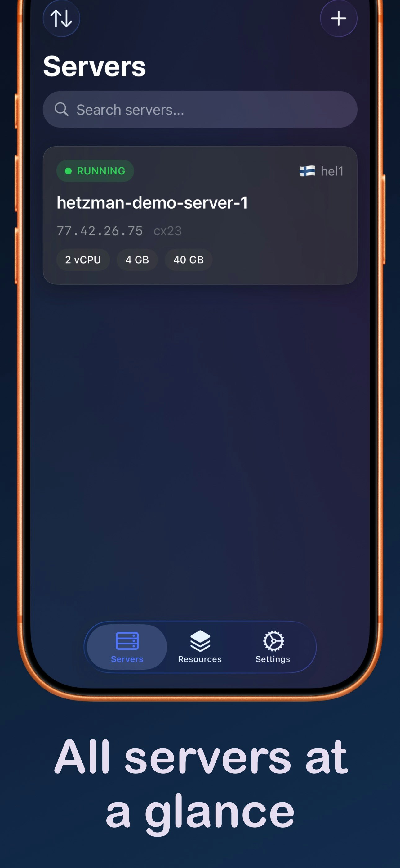Hetzman — Unofficial iOS app for Hetzner gallery image