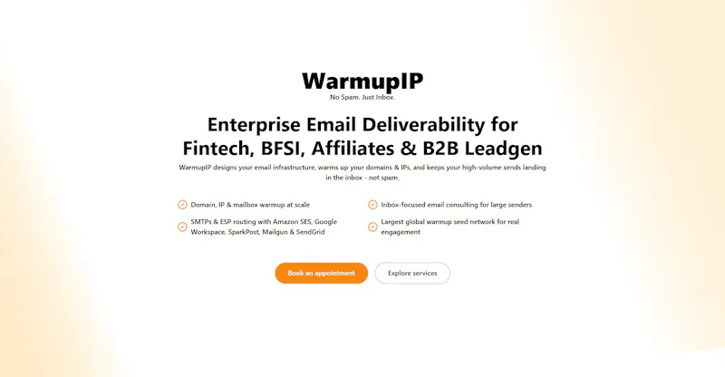 WarmupIP screenshot 1