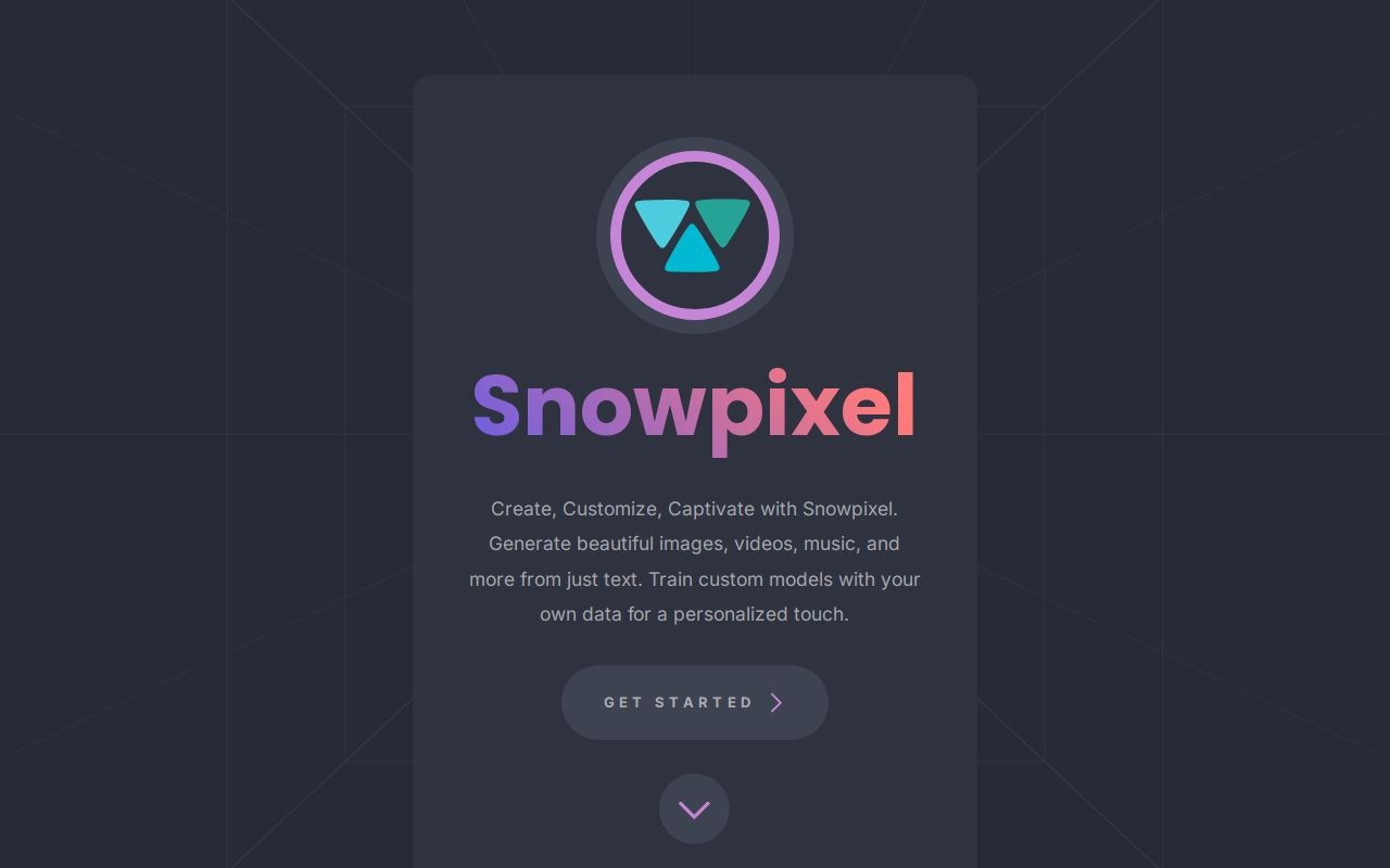 Píxel de nieve - Conjunto de herramientas de medios generativos media 1