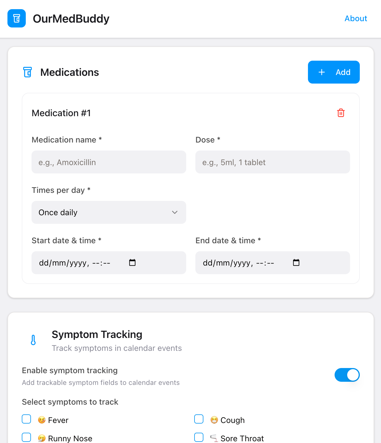 Media Ourbuddy - Điều phối viên lịch trình thuốc 2