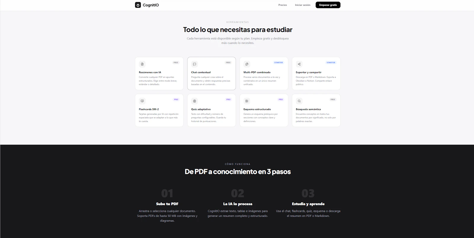 CognitIO — IA para el estudio screenshot 6