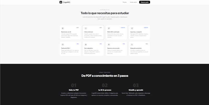 CognitIO — IA para el estudio screenshot 6