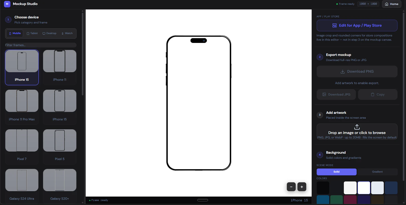 Mockup Editor  screenshot 2