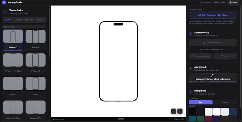 Mockup Editor  screenshot 2