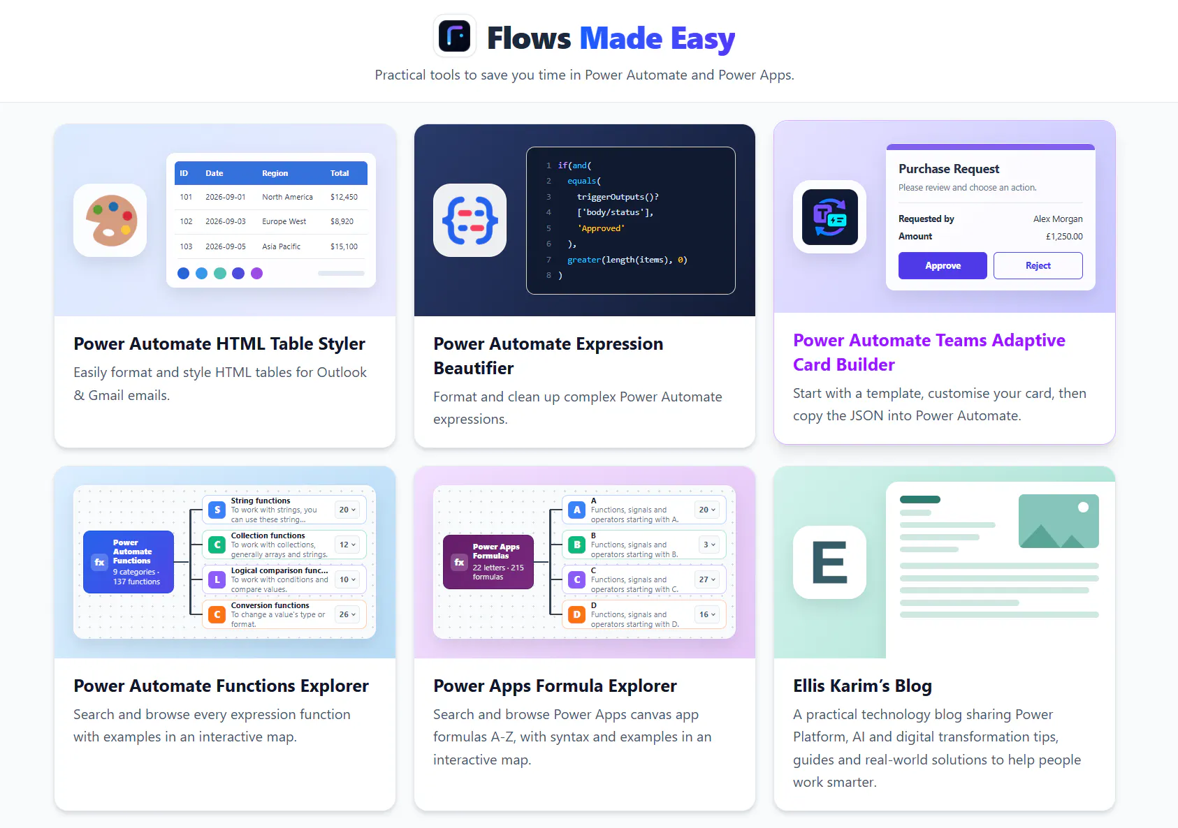 Flows Made Easy
