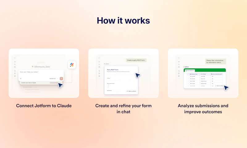 Jotform Claude App screenshot 3