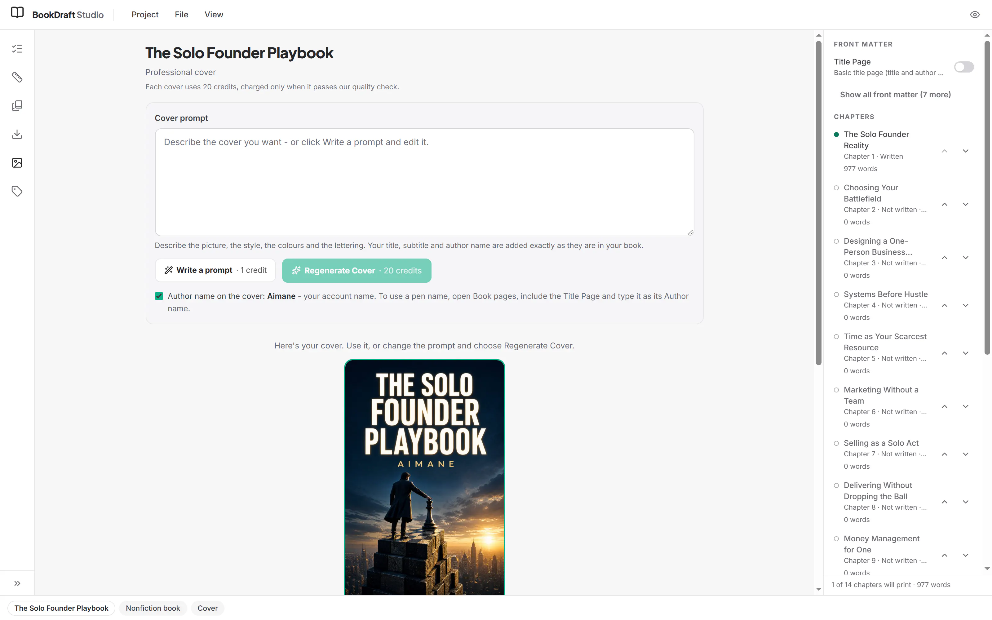 BookDraft gallery image