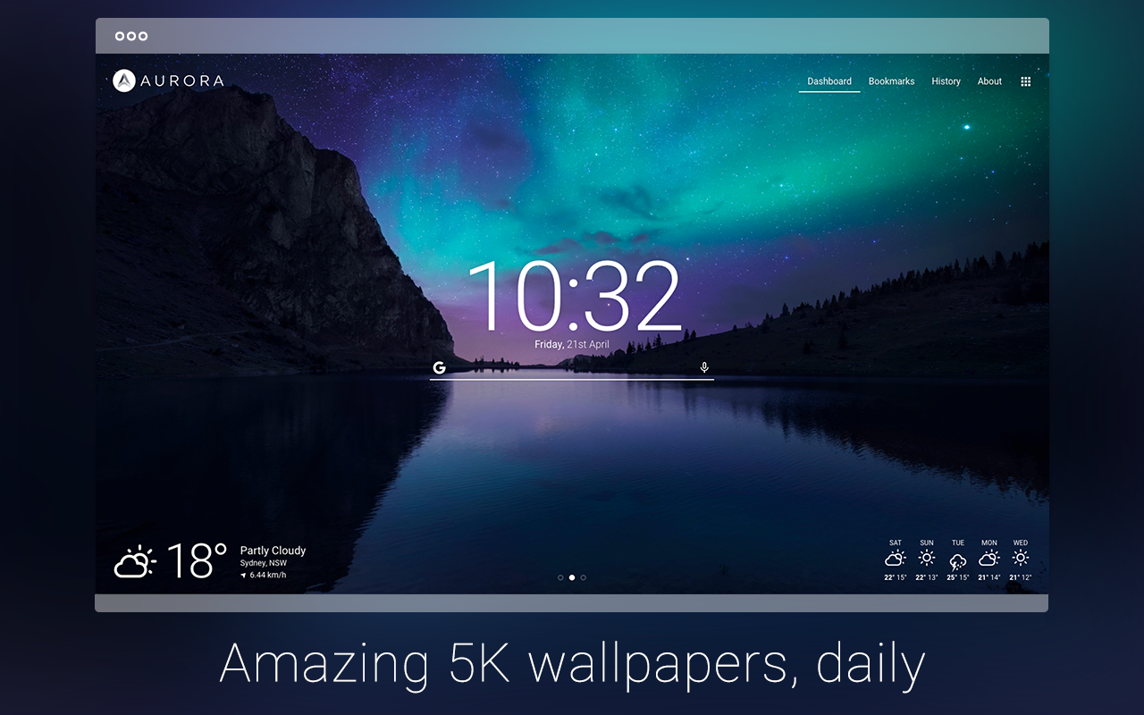 Aurora: New Tab & Bookmark Manager gallery image