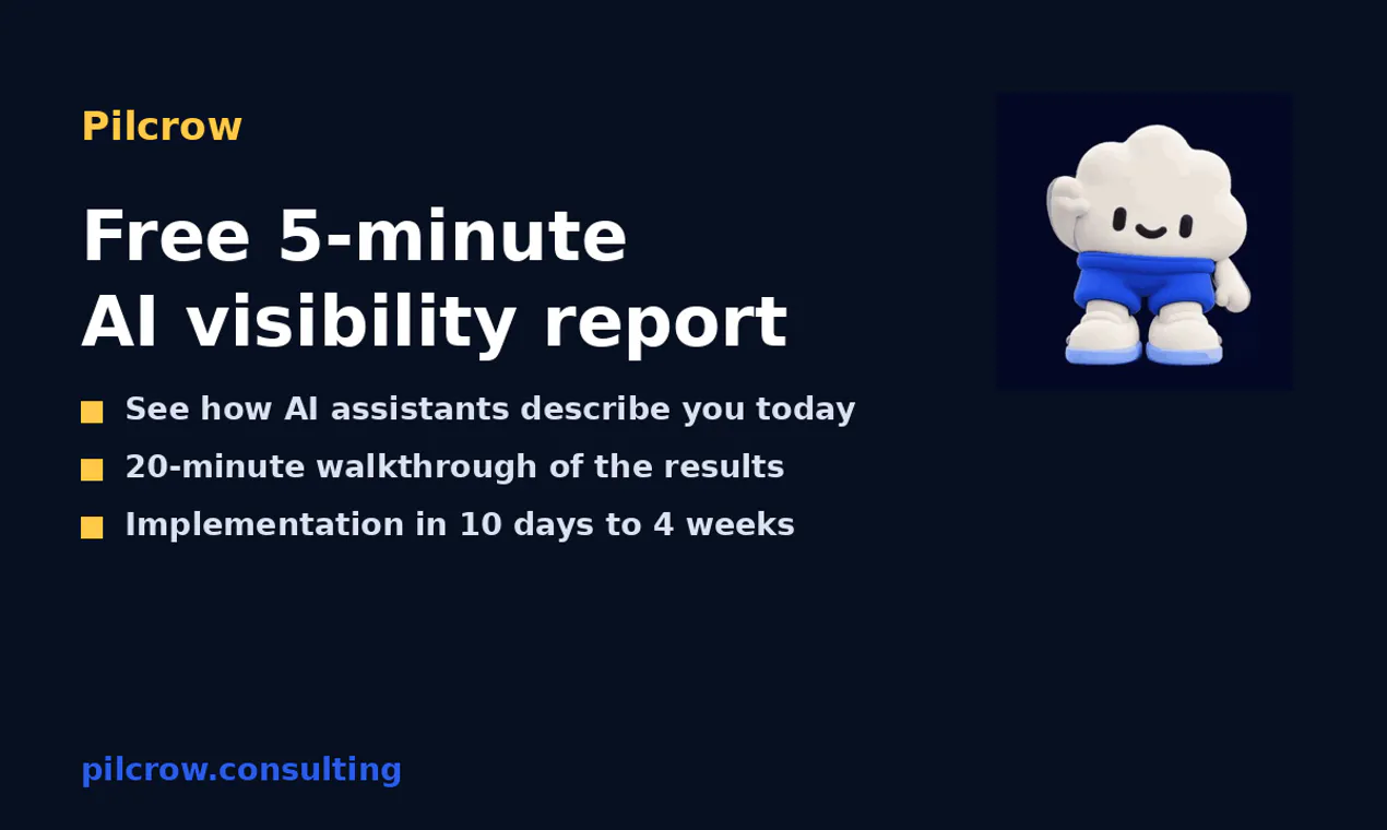 Pilcrow AI Visibility Report gallery image