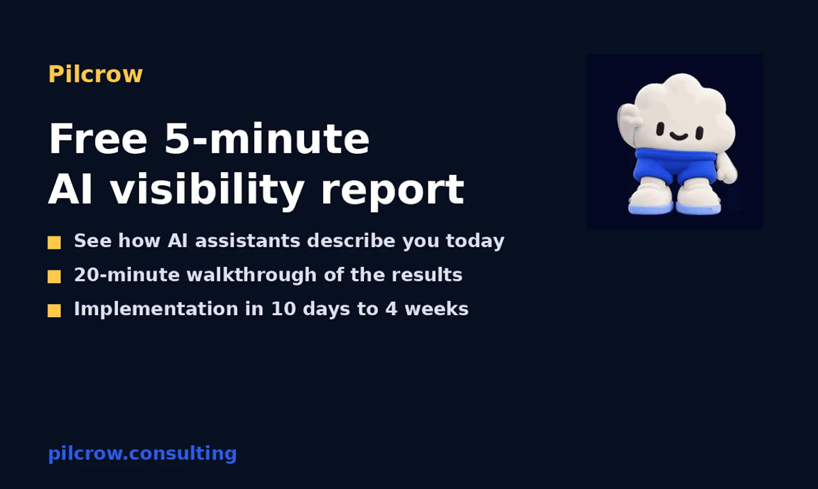 Pilcrow AI Visibility Report screenshot 3