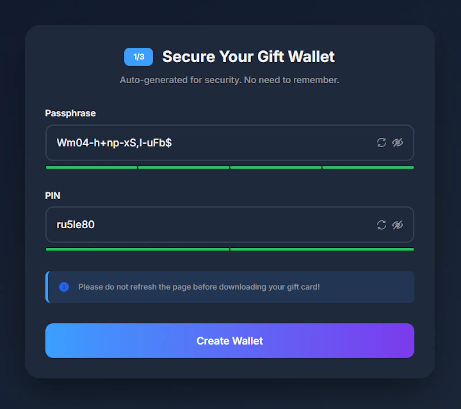 p2p.gifts screenshot 4