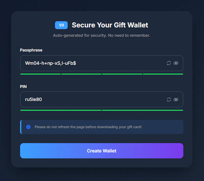 p2p.gifts screenshot 4