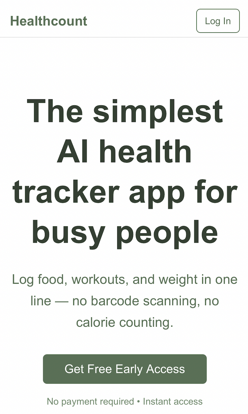 Média Lent de santé - Tracker de santé et de fitness simple |Application de journalisation d'une ligne 2