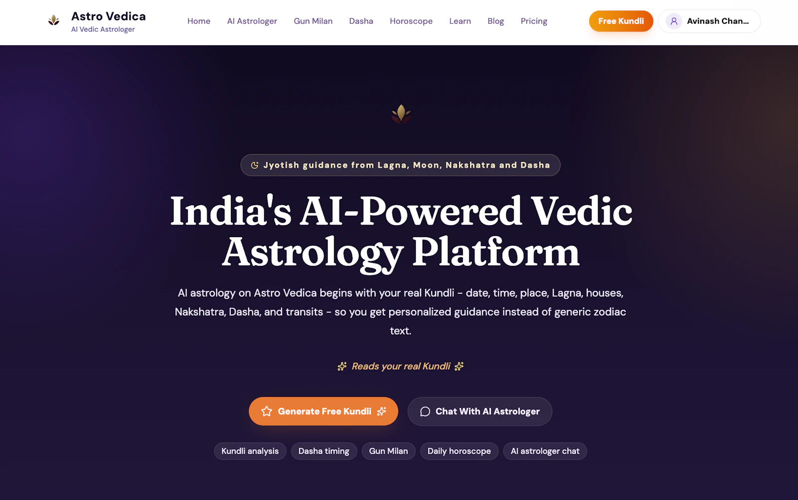 Astro Vedica screenshot 1