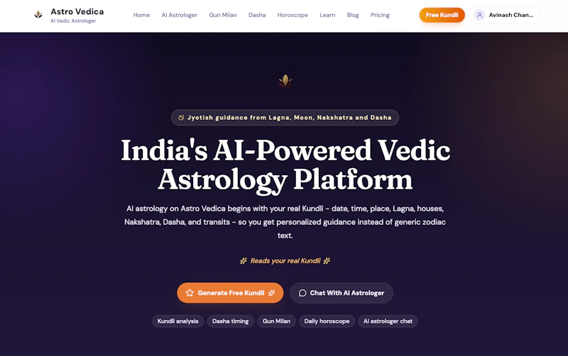 Astro Vedica screenshot 1