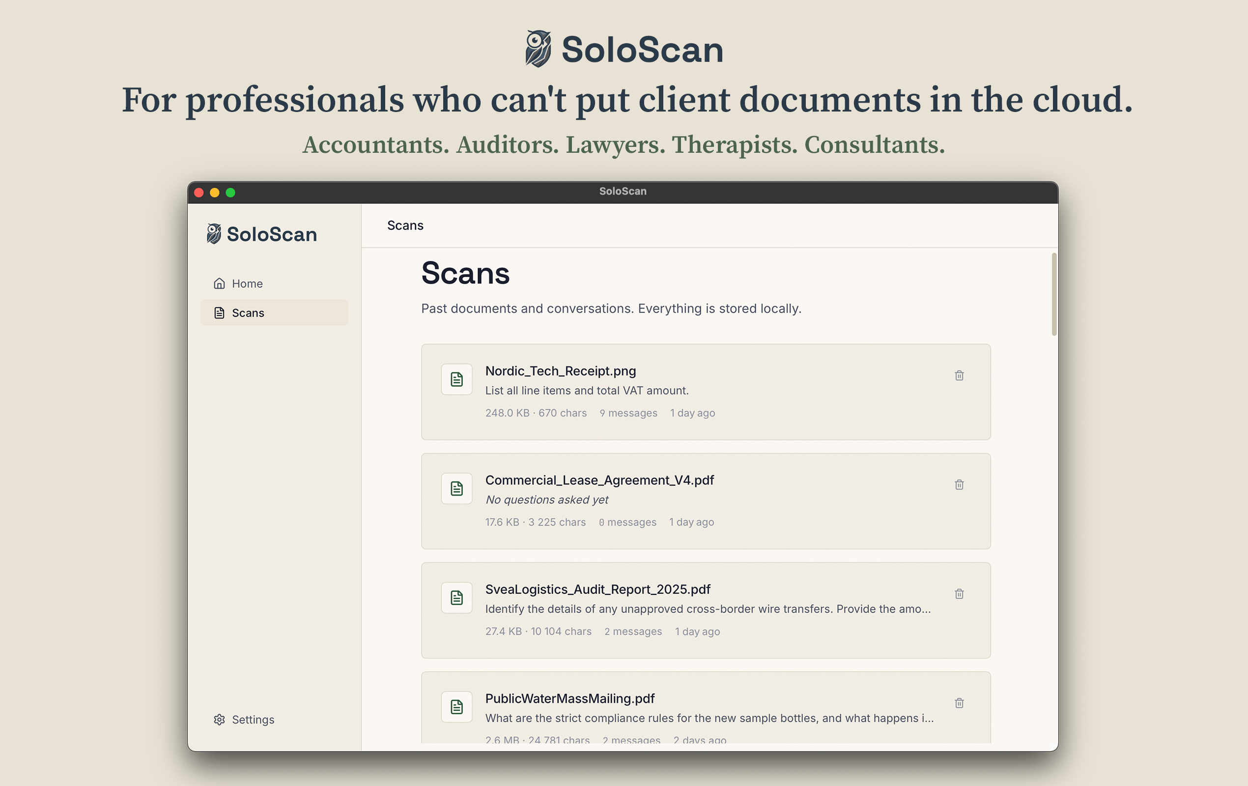 SoloScan gallery image