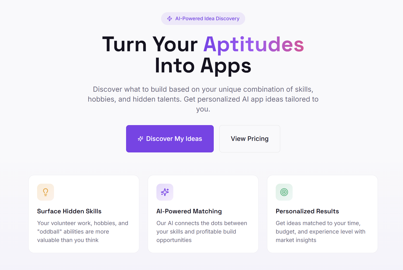 AptiBuild AI - Screenshot 2 showing product features and functionality