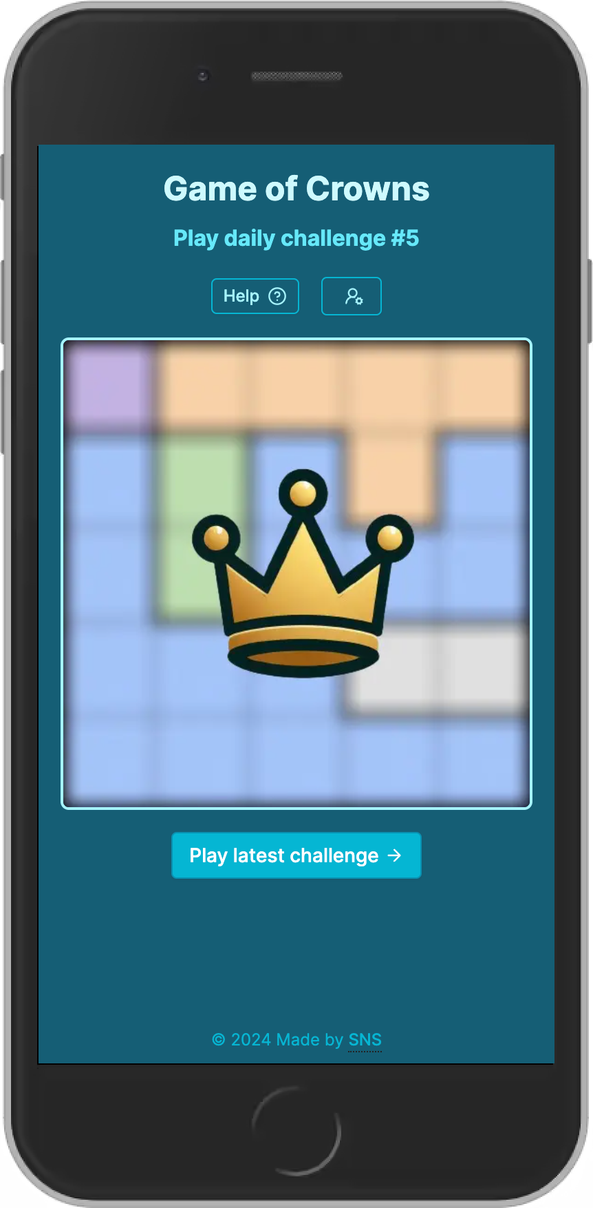 Mídia 1 de Jogo de coroas - Um simples jogo de tabuleiro do NXN para colocar coroas na região de Reach.