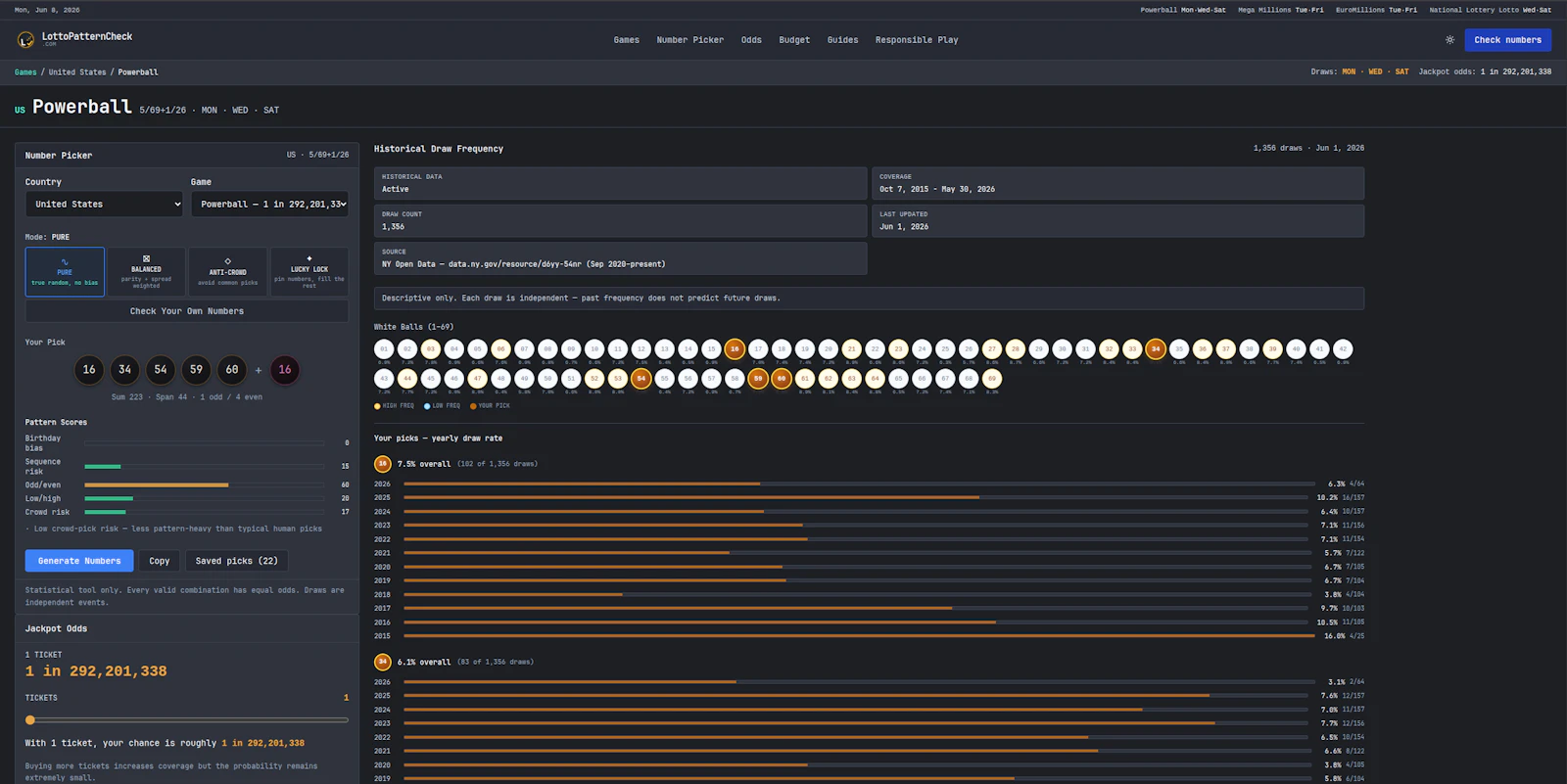 LottoPatternCheck screenshot 3