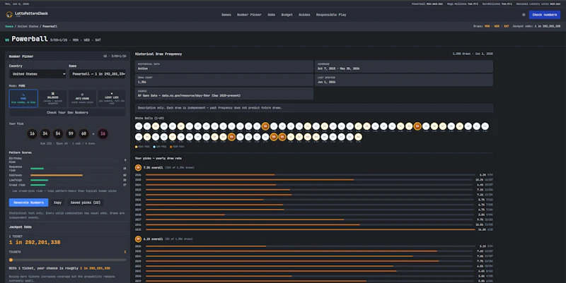 LottoPatternCheck screenshot 3