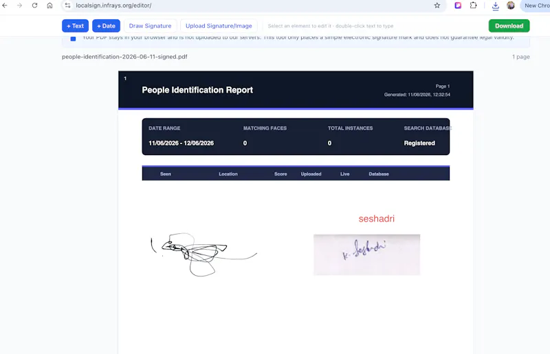 LocalSign screenshot 2
